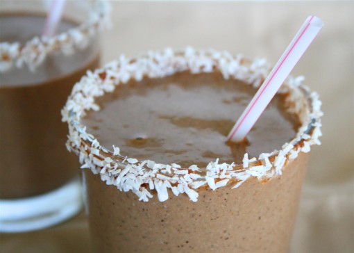Chocolate Coconut Protein Smoothie 02
