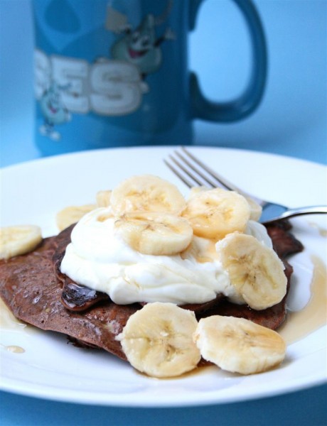 Chocolate Banana Protein Pancake 02
