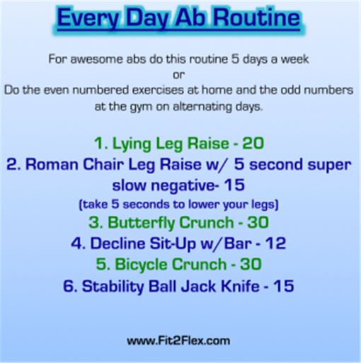 Every Day Ab Routine 01