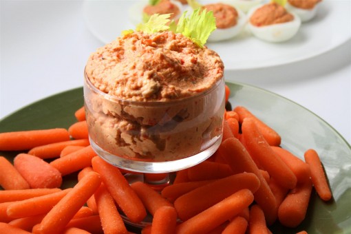 Roasted Red Pepper Hummus 01