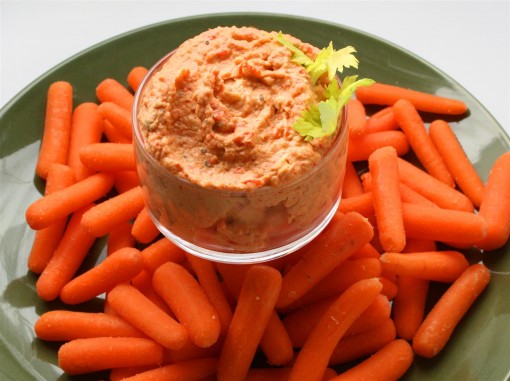 Roasted Red Pepper Hummus 02