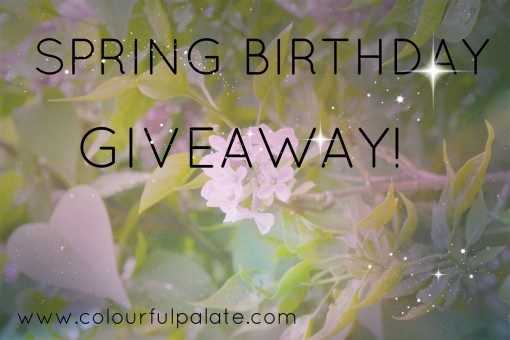 Spring Birthday Giveaway