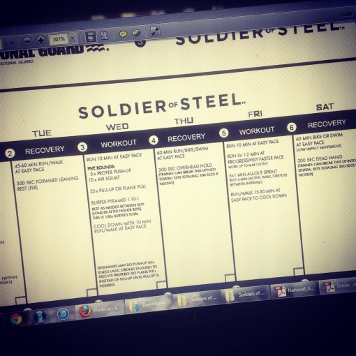Soldiers of Steel Workout 1
