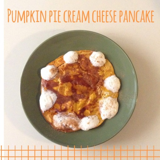 Pumpkin Pie Cream Cheese Pancake