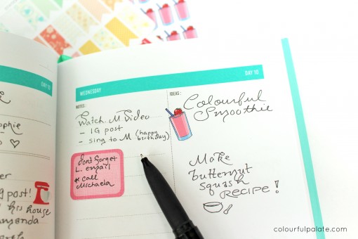 Inside my Happiness Planner
