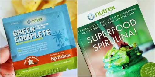 Spirulina Recipe Book and Green Complete Superfood by Nutrex
