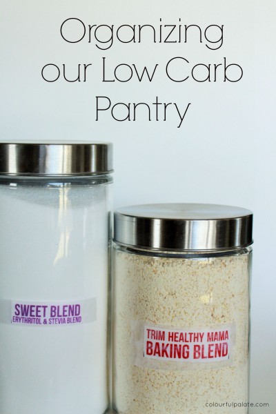 Organize your Low Carb Pantry