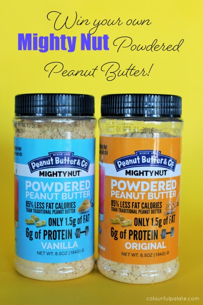 Enter to win your own Mighty Nut Powdered Peanut Butter by Peanut Butter and Co!