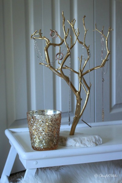 Gilded Gold Jewlery Tree from Uncommon GOods