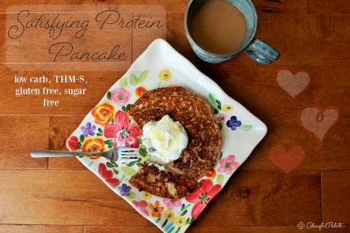 Satisfying Protein Pancake Recipe - THM - S, low carb, sugar free