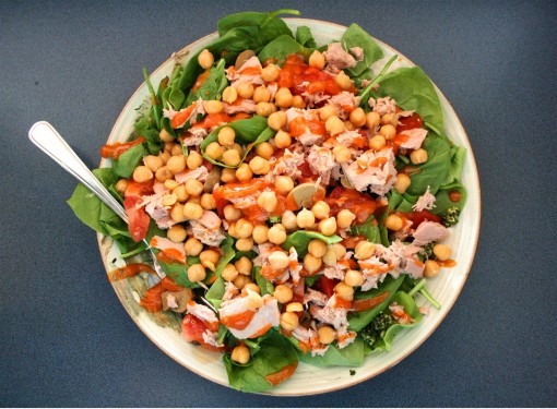 Salad with protein
