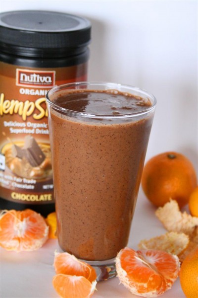 Chocolate Orange Protein Smoothie 001