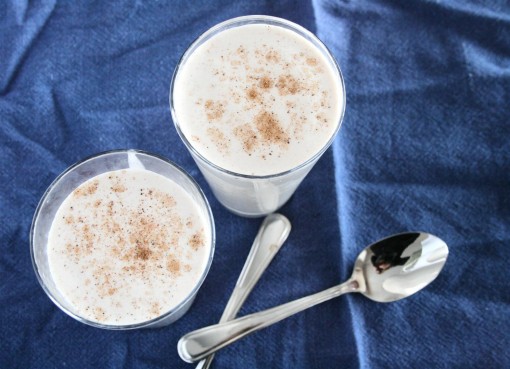 Holiday Eggnog Protein Shake 01 Holiday Eggnog Protein Shake 01