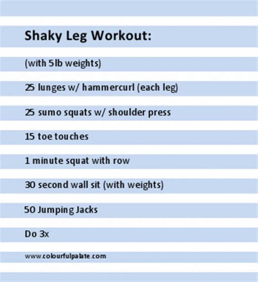 Shaky Leg Workout 01
