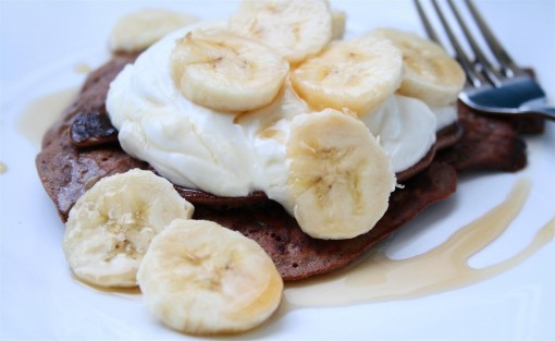Chocolate Banana Protein Pancake 03