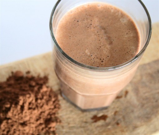 Dark Chocolate Protein Shake 01