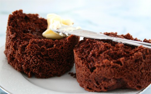 Chocolate Muffin in a Mug made in a Microwave