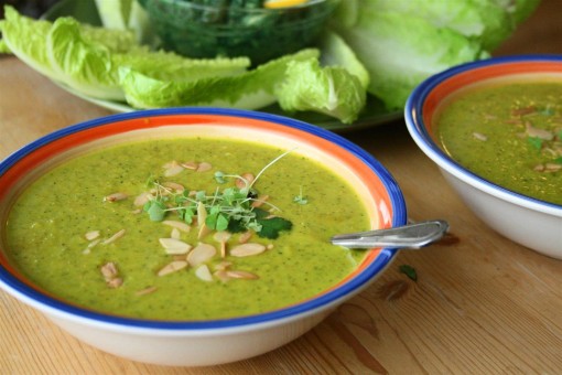 Carrot Avocado Coconut Soup