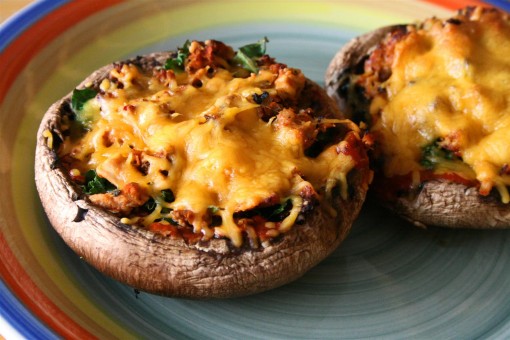 Portabella Mushroom Pizzas