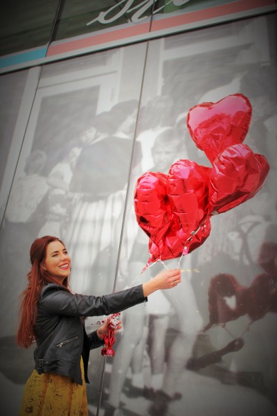 Charissa with Balloons